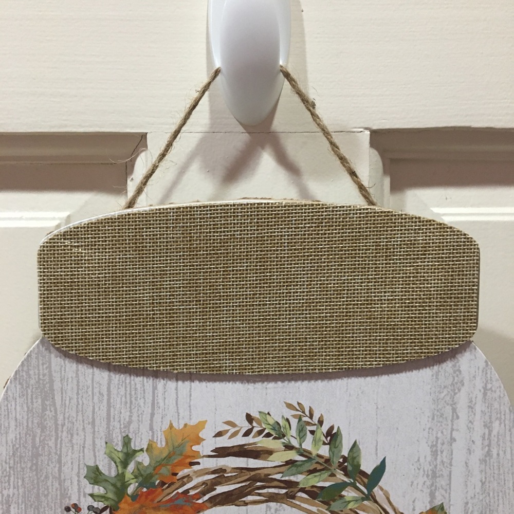 Autumn Fall Pumpkin Rustic Wall Sign Decor - Picture 4 of 6